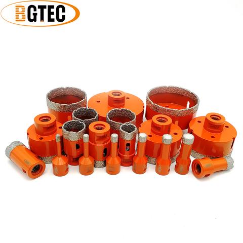 BGTEC 1pc Vacuum Brazed Diamond Porcelain Ceramic Tile drill bit granite marble drilling core bit M14 or 5/8-11 thread Hole saw ► Photo 1/6