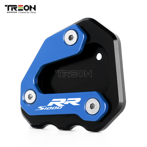 TREONMOTO CNC Aluminum Motorcycle Kickstand Side Stand Enlarge Extension For BMW S 1000 RR S1000RR 2009-2014 2015 2016 ► Photo 1/6