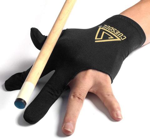 CUESOUL  10pcs/set 3 Finger Billiards Gloves Blue/Balck/Red/Green Pool Cue Gloves ► Photo 1/6