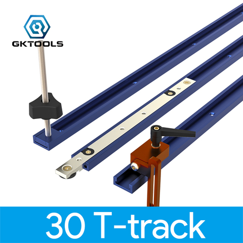 Aluminium Alloy T-track Slot Miter Track Jig Fixture T-Slot And Track Stop for Carpenter Manual Router Table Woodworking Tools ► Photo 1/6