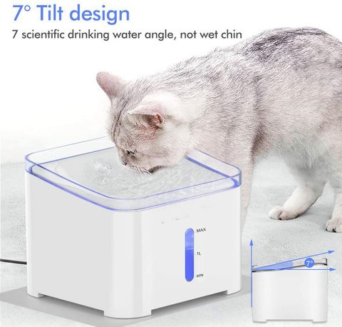 Pet Water Fountain Electric Water Dispenser For Cat Dog Drinking Bowl  Automatic