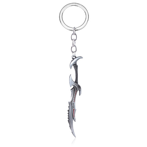 SG Game Chaveiro The Elder Scrolls Daedric Sword Keychain Dinosaur Dragon Coin Logo Keyring For Men Souvenir Jewelry Gift ► Photo 1/6