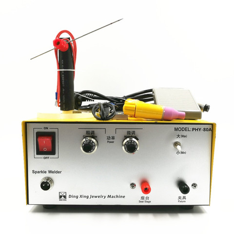 80A Pulse Spot Welding Hand Held Pulse Spot Welder Spot Welding Machine Welding Machine Gold And Silver Jewelry Processing ► Photo 1/4