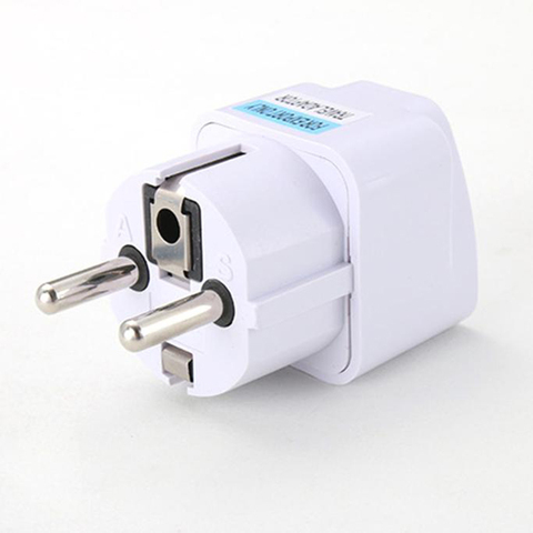 Universal EU German Conversion Plug Adapter European Germany Australia Chinese Power Socket White Travel Conversion Plug ► Photo 1/5