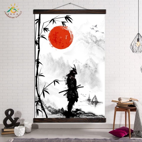 Wall art prints poster decoration painting on canvas living room modern art prints decoration pictures Japan Samurai Art ► Photo 1/6