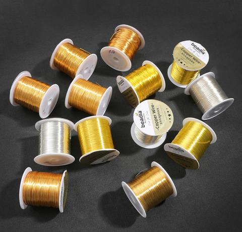 Big Roll Wire 0.2/0.3/0.4/0.5/0.6/0.8/1MM Copper jewelry wire beading wire  DIY handcraft string material accessories - Price history & Review, AliExpress Seller - NC Beads