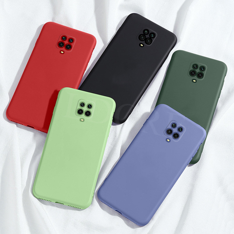 For Xiaomi Redmi Note 9S Redmi 9 9C Case Liquid Case Rubber Silicone Shockproof Redmi 9C Case For Poco X3 NFC Poco M2 Pro F2 Pro ► Photo 1/6