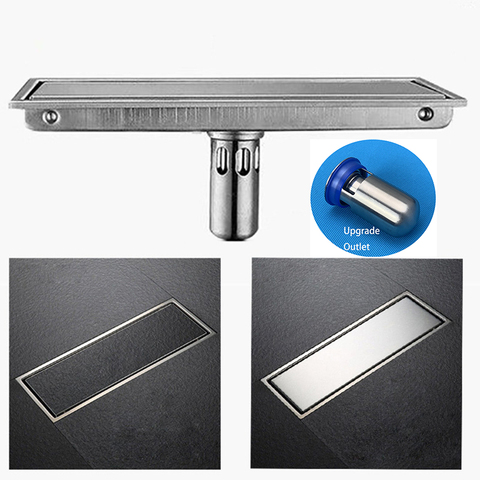 SUS304 Stainless Steel Invisible Bathroom Floor Drain Waste Grate Shower Drainer ► Photo 1/6