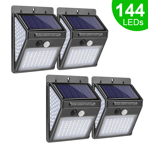 LED Solar Light Outdoor Solar Lamp with PIR Motion Sensor Solar Powered Waterproof Wall Light for Garden Yard Path Decoration ► Photo 1/6