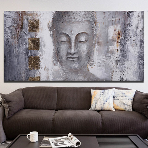 Posters Canvas Art Buddha Paintings Wall Art Pictures For Living Room Modern Art Print Large Size Decorative Pictures No frame ► Photo 1/6