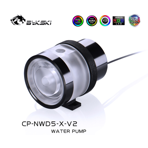 Bykski PWM Automatic Speed D5 Pump Max 4800RPM DC12V 18W Water Cooling System Maximum Flow Lift 3 Meters 1100L/H ► Photo 1/6