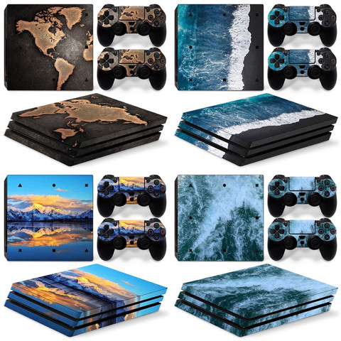 Gaming Accessories Waterproof Anti Dust for Playstation 4 Pro Console Vinyl PVC Skin Sticker for PS4 Pro ► Photo 1/6