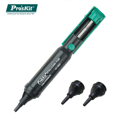 Pro'skit Proskit 8PK-366N-G Suction Tin Solder Suckers Desoldering Gun Soldering Iron Pen Hand Tools Desoldering Pump ► Photo 1/5