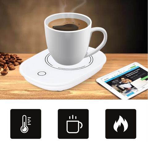 Portable USB EU Plug Insulation Cup 110V Thermostat Coaster Tea Beverage Warmer Pad Insulation 55 ° C Heating Office Daily ► Photo 1/1