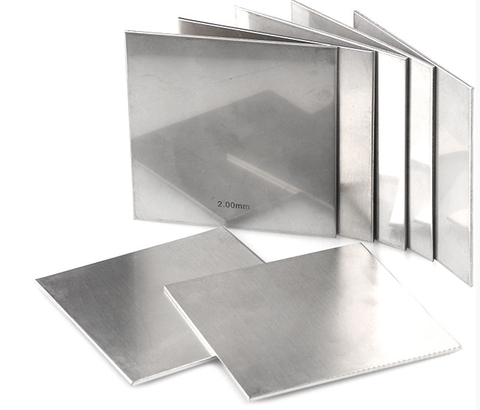 1pc 304 Stainless Steel Polished Plate Sheet Thick 1mm - 2.5mm x 100mm x 100mm ► Photo 1/1