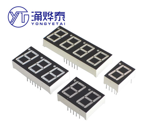 YYT 5pcs 0.28 0.36 0.4 0.56inch LED display 7 Segment 1 Bit/2 Bit/3 Bit/4 Bit Digit Tube Red Common Cathode/Anode Digital ► Photo 1/1