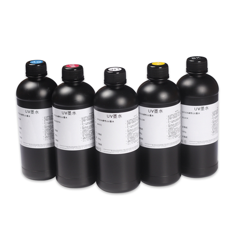 UV ink for Epson print head LED lamp L800 L805 R1390 L1800 R2000 R1800 A3 A4 Flatbed uv printer quick-drying ink 250ml 500ml ► Photo 1/6
