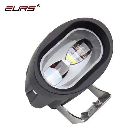 EURS Super Bright Motorcycle headlight Work lamp led spotlight 3000lm 6D motorbike accessories 3000K 6000K Motor headlamp 12V ► Photo 1/6