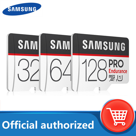 100% Original SAMSUNG TF card MicroSD PRO Endurance 256G 100MB/s 128GB SDXC SDHC 32GB C10 TF Card UHS-I 64GB Flash Memory Card ► Photo 1/6