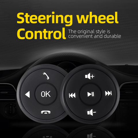 Universal Car Steering Wheel remote Control android Window Bluetooth Button Universal wireless steering wheel control ► Photo 1/6
