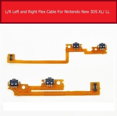 Left Right LR R/L Shoulder Trigger Buttons Switch Flex Cable For Nintendo New 3DS XL LL Flex Ribbon Cable Replacement Repair ► Photo 1/3