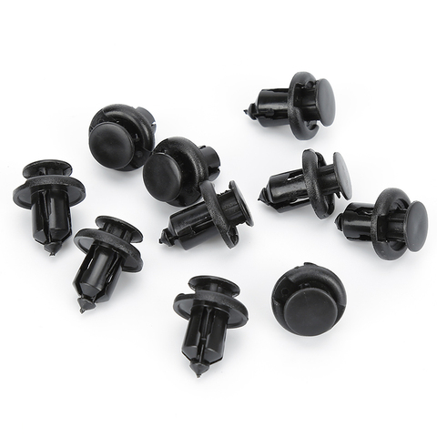 10* Car Body Plastic Push Pin Rivet Fasteners Trim Moulding Clips For Honda ► Photo 1/6