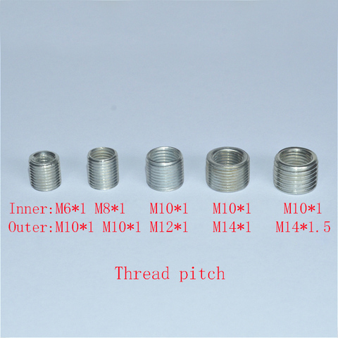 M10 to m6 m8 m12 m14 m16 m18 hollow screw adaptor inner outer threaded connector screw nut bolt nut coupler conveyer adapter ► Photo 1/1