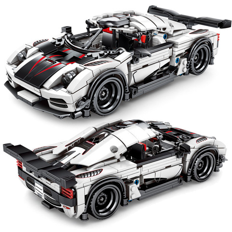 Sports Car Technic Creator Racers Car Model Building Blocks Boys Birthday Christmas Gifts Kids Toys ► Photo 1/4