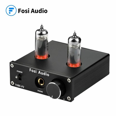 Fosi Audio P2 integrated Portable Headphone Amplifier Vacuum Tube Amp Mini HiFi Stereo Audio with Low Ground Noise for Headphone ► Photo 1/6