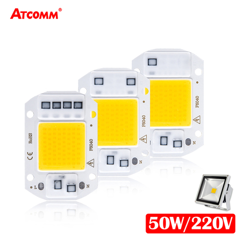 COB LED Chip Lamp 220V 10W 20W 30W 50W LED Light Beads Bulb High Power Diode Array Matrix DIY Flood light Integrated Smart IC ► Photo 1/6