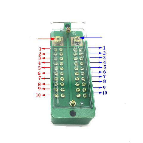 Straight-in Single-Phase  Junction Box 2 In 20 Out Distribution Box 220V Wire Cable Seperater Terminal Box ► Photo 1/5