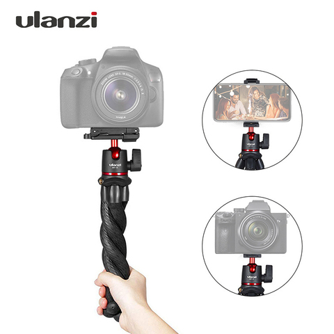 Ulanzi MT-11 Flexible Octopus Portable 2 in 1 Tripod For iPhone 11 pro IOS Android Smartphone DSLR SLR Camera Gopro Vlog Tripod ► Photo 1/6