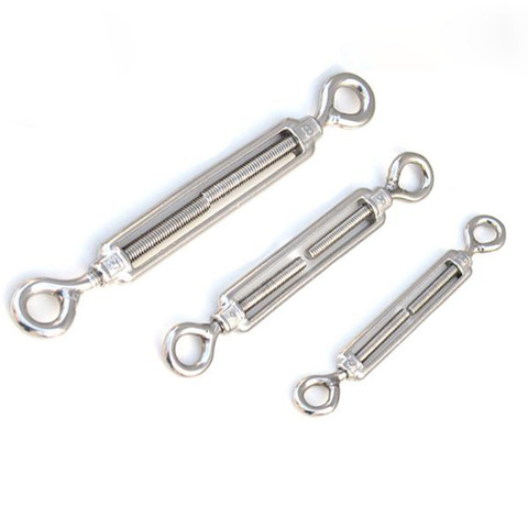 Stainless steel turnbuckle  rigging screw wire rope tensioning tightener tight Connector ► Photo 1/3