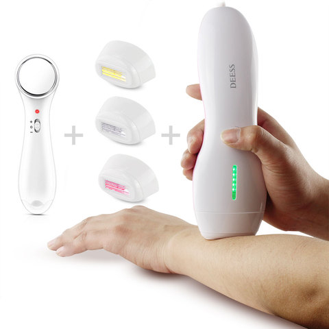 DEESS 3 in 1 Permanent Laser Epilator IPL Hair Removal Depilatory Full Body Use Remove Acne and wrinkle Bikini Face Hair Removal ► Photo 1/6