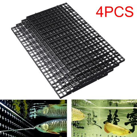 4pcs/set 30cm*15cm Plastic Fish Tank Isolation Divider Filter Patition Board Net Divider Holder Aquarium Filter Accessories ► Photo 1/6
