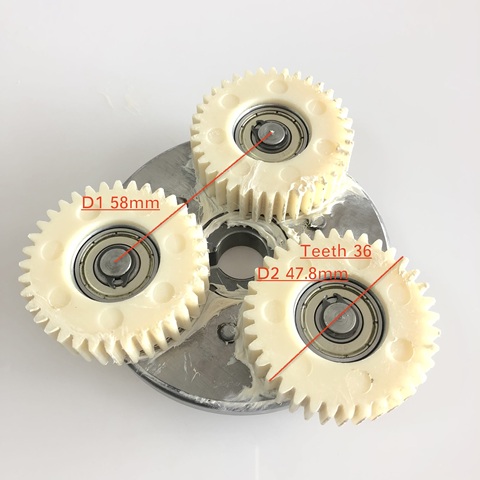 Bafang nylon gear assembly with clutch spare part for SWX02(G02)/G06 series replacement suitable for ► Photo 1/3