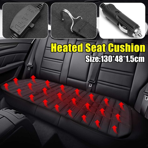 12V Car Rear Back Heated Heating Seat Cushion Cover Pad Winter Car Auto Warmer Heater Automotive Accessories 42W ► Photo 1/6