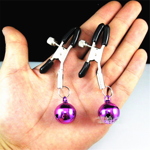 Nipple Clamps Adult Novelty Sex Product Metal milk Clip Female Breast clitoris Clip Massage Sex Toys For Couples lover game ► Photo 1/6