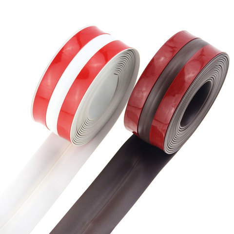 1 ROLL Acrylic 3.2M*3.8CM Waterproof Mold Proof Adhesive Tape Durable Use PVC Material Kitchen Bathroom Wall Sealing Tape ► Photo 1/6