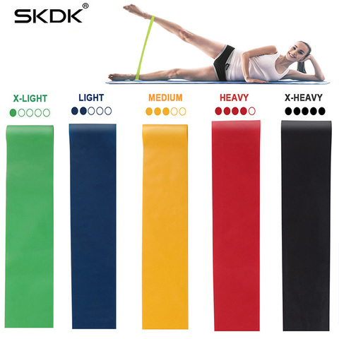 Resistance Bands Rubber Band Workout Fitness Gym Equipment Rubber Loops Latex Yoga Gym Strength Training Athletic Rubber Bands ► Photo 1/6