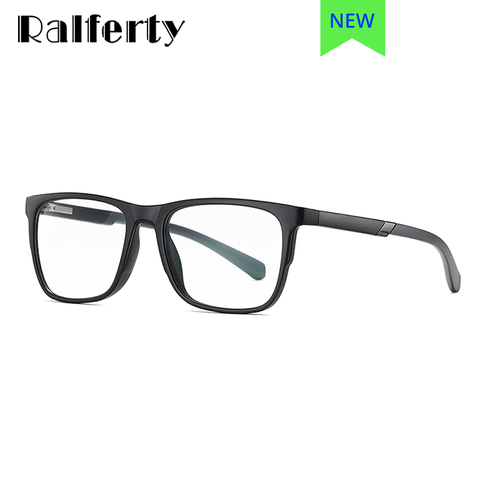 Ralferty Male Optical Frames Square TR90 Gaming Blue Light Glasses Frame for Men Myopia Anti-glare Computer Eyeglass D2309 ► Photo 1/6