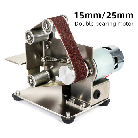 TUNGFULL Mini Belt Grinding Machine Tool Sharpening Machine Sanding Grinding Electric Sander Home Diy Polisher Machine ► Photo 1/6