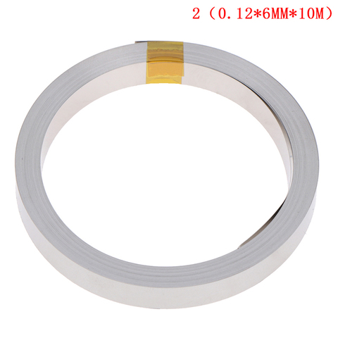 10M 6mmx0.12mm Ni Plate Nickel Strip Tape For Li 18650 26650 Battery Spot Welding new ► Photo 1/6