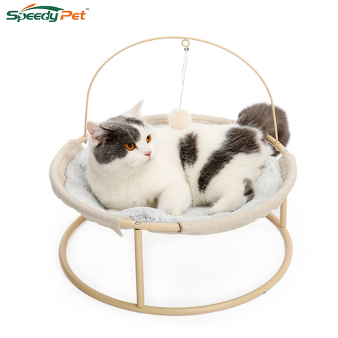 Wholesale Cat Cradle Cat Bed Soft Plush Cat Hammock Detachable Pet Bed with Dangling Ball for Cats Small Bed Sofa ► Photo 1/6