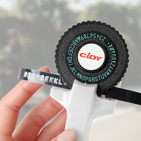 White Color for MOTEX E101 label printer with 9mm label Tape DIY Manual label maker Typewriter for dymo embossing label maker ► Photo 1/6