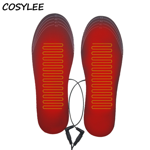 USB Heated Shoe Insoles Electric Foot Warming Pad Feet Warmer Sock Pad Mat Winter Outdoor Sports Heating Insoles Winter Warm ► Photo 1/6