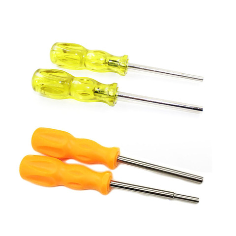 1pc 1set Yellow / Orange Security Screwdriver Bit Set 3.8 & 4.5 mm For Nintendo NES SNES SEGA N64 Console & Cartridge ► Photo 1/6