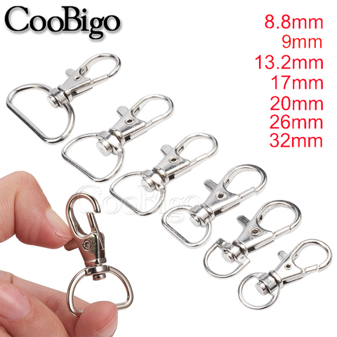 Silver 3/4 (20 mm) Lobster Swivel Clasps