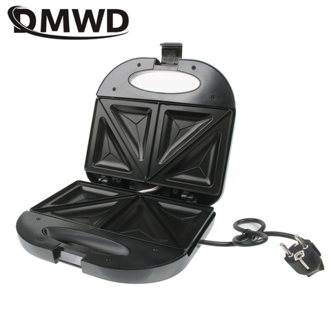 DMWD Electric Sandwich Maker Mini Grilling Panini Baking Plates Toaster Multifunction Non-Stick Egg waffle Breakfast Machine EU ► Photo 1/3