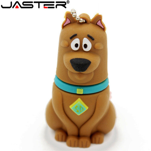 JASTER New arrival mini cartoon dog USB FLASH DRIVE 4GB 8GB 16GB 32GB  64GB memory stick gift real capacity free shipping ► Photo 1/6